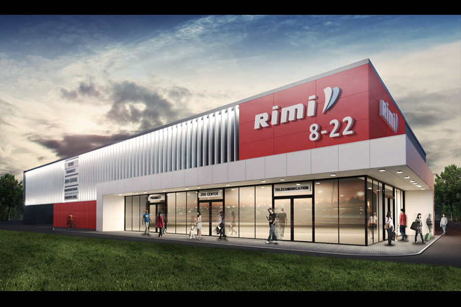 Rimi veikala 3D vizualizācija Rimi lielveikala vizualizācija